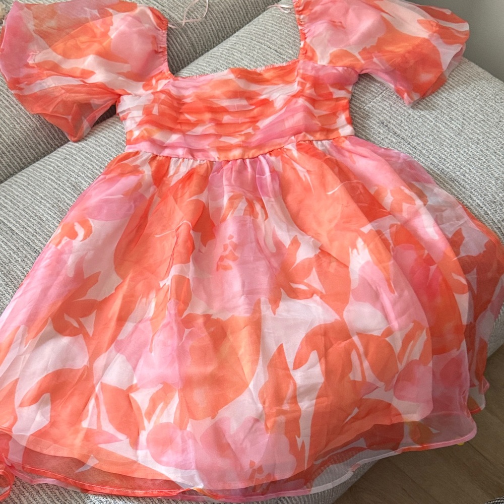 Entro Coral and Peach Dress